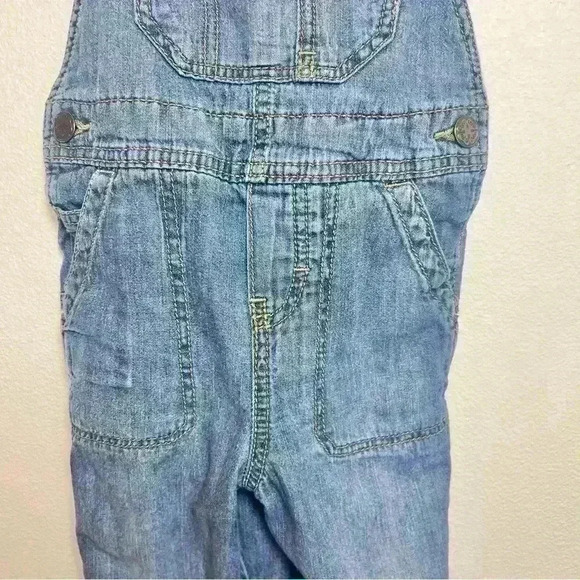 Osh Kosh B’Gosh | Toddler Plaid Flannel Lined Denim Overalls | Size 2T - Picture 4 of 10
